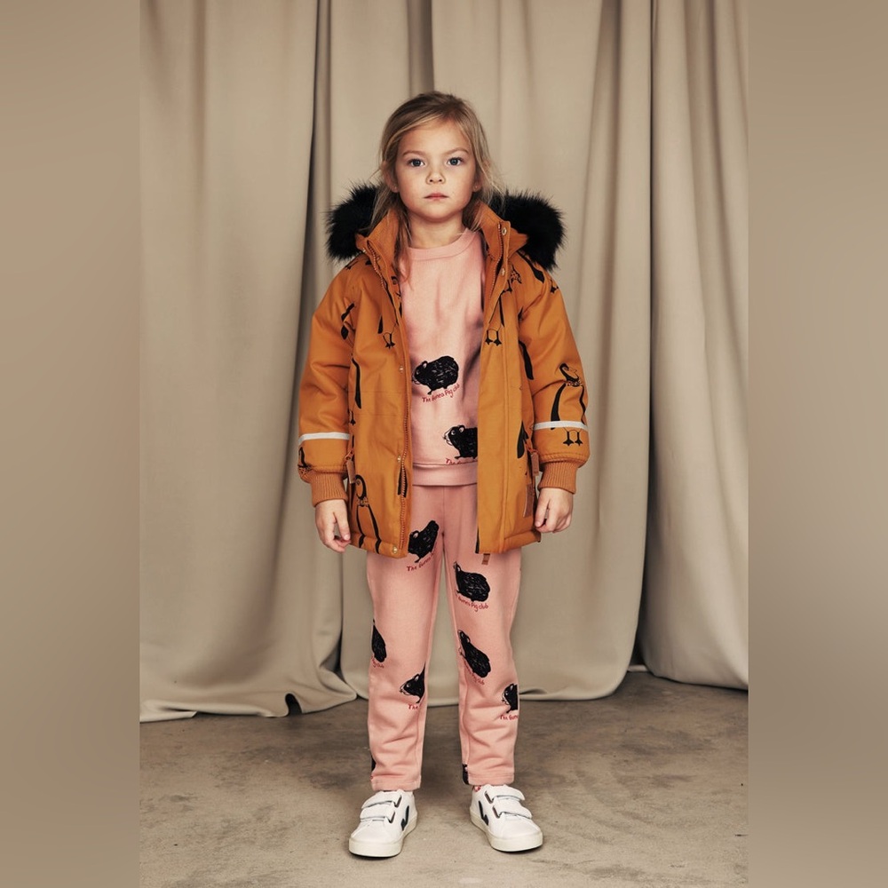 Mini Rodini Brown K2 Penguin Parka For kids All Genders - Picture 2 of 16